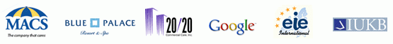 Customers' brands: MACS, BluePalace, 20/20, Google, EIE, IUKB